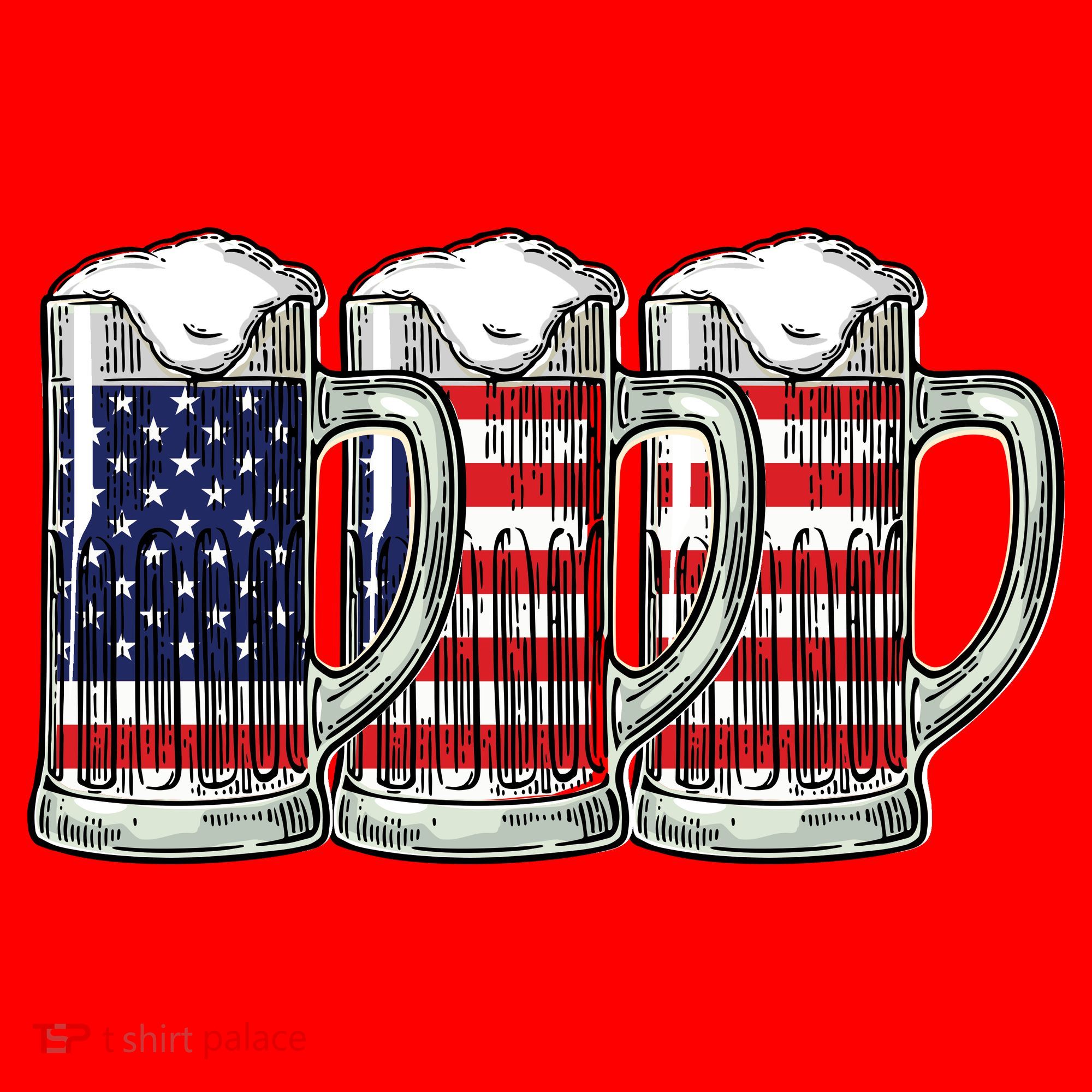 American Beer Santa Hat