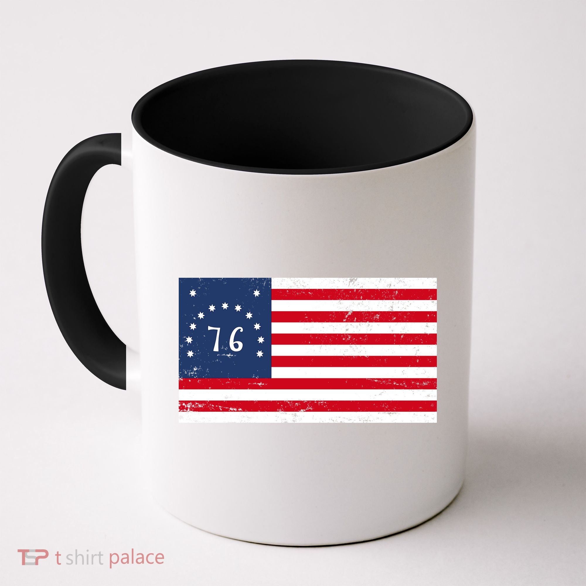 American Bennington Flag USA 1776  Coffee Mug