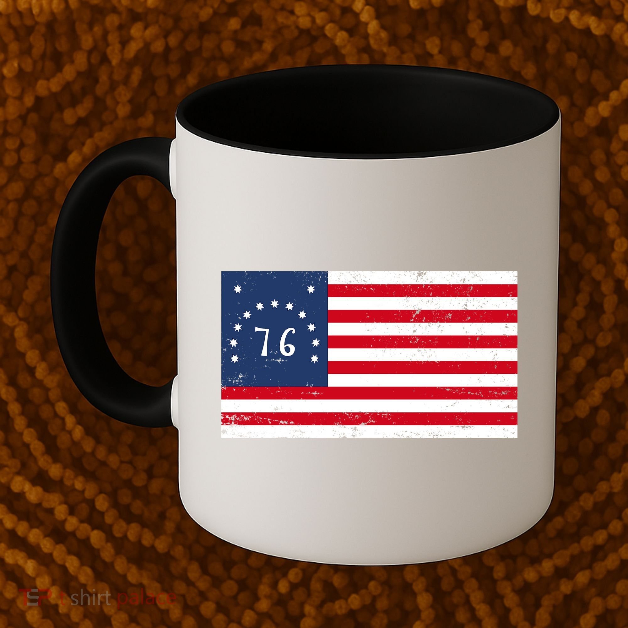 American Bennington Flag USA 1776  Coffee Mug
