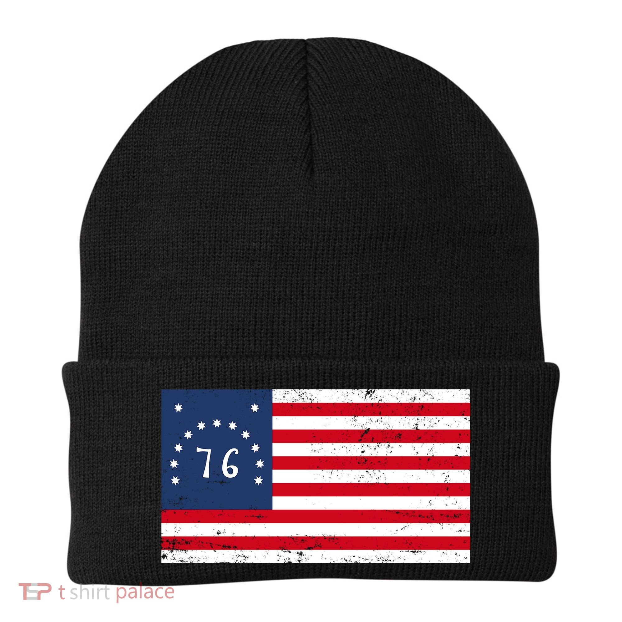 American Bennington Flag USA 1776  Beanie