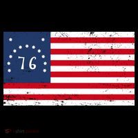 American Bennington Flag USA 1776  Women's Hoodie thumb 2