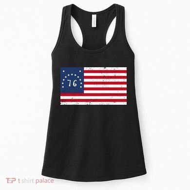 American Bennington Flag USA 1776  Women's Tank Top