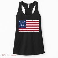 American Bennington Flag USA 1776  Women's Tank Top thumb 0