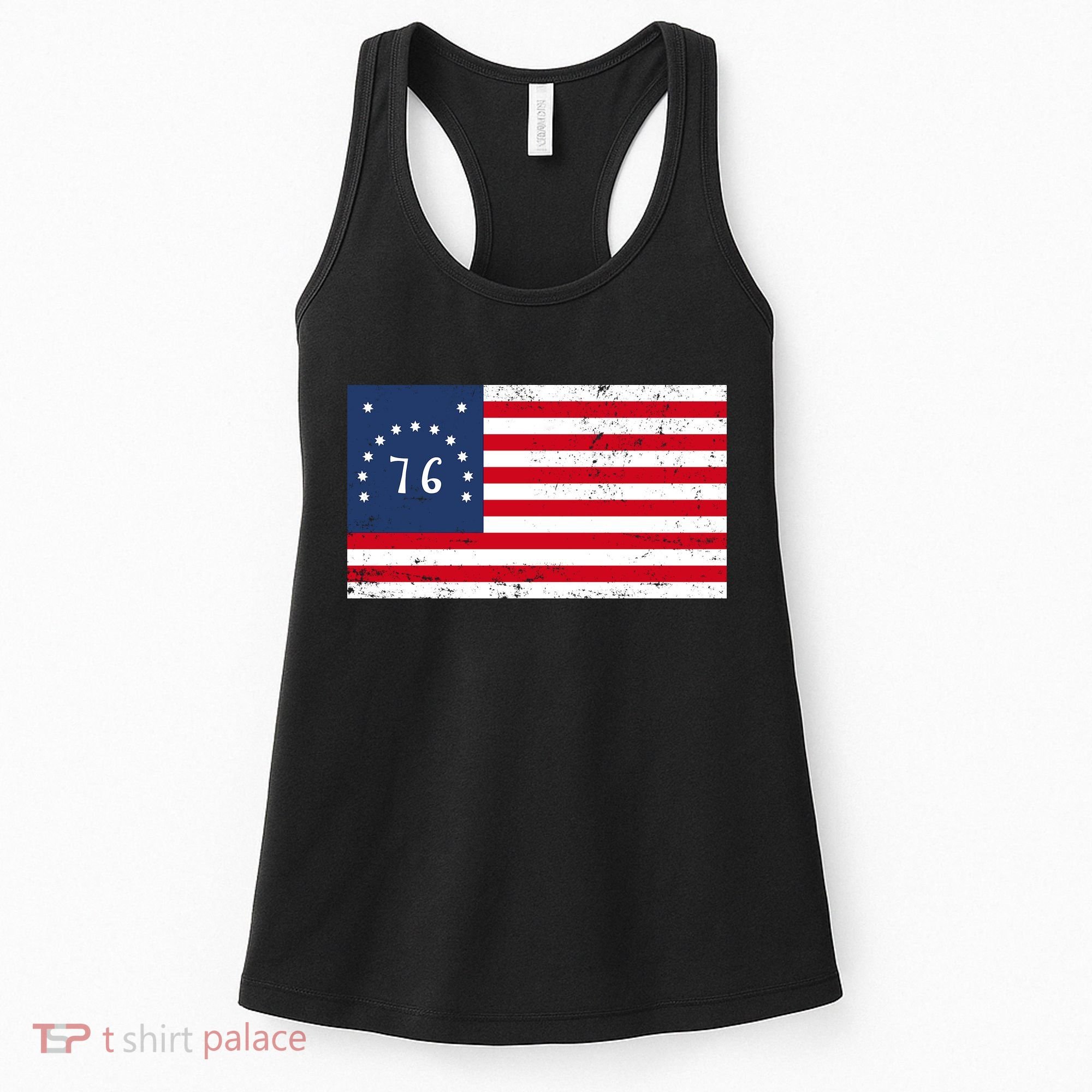 American Bennington Flag USA 1776  Women's Tank Top