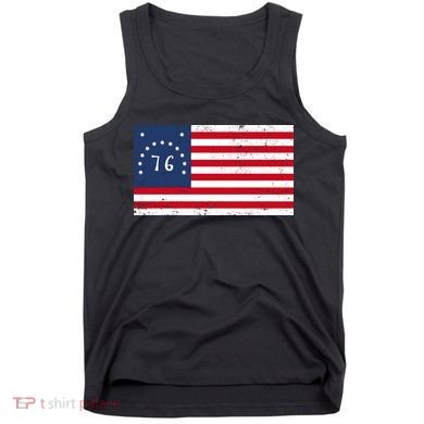 American Bennington Flag USA 1776  Tank Top