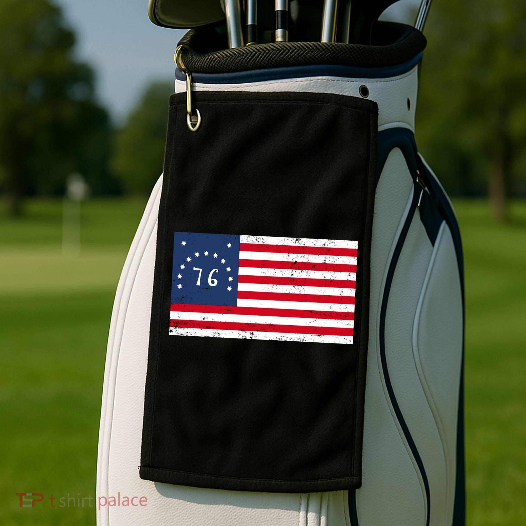 American Bennington Flag USA 1776  Golf Towel