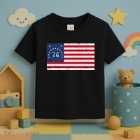American Bennington Flag USA 1776  Toddler T-Shirt thumb 3