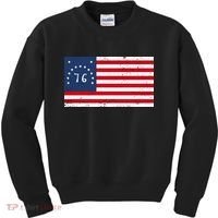 American Bennington Flag USA 1776  Kids Sweatshirt thumb 0