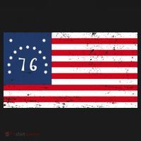 American Bennington Flag USA 1776  Kids Sweatshirt thumb 2