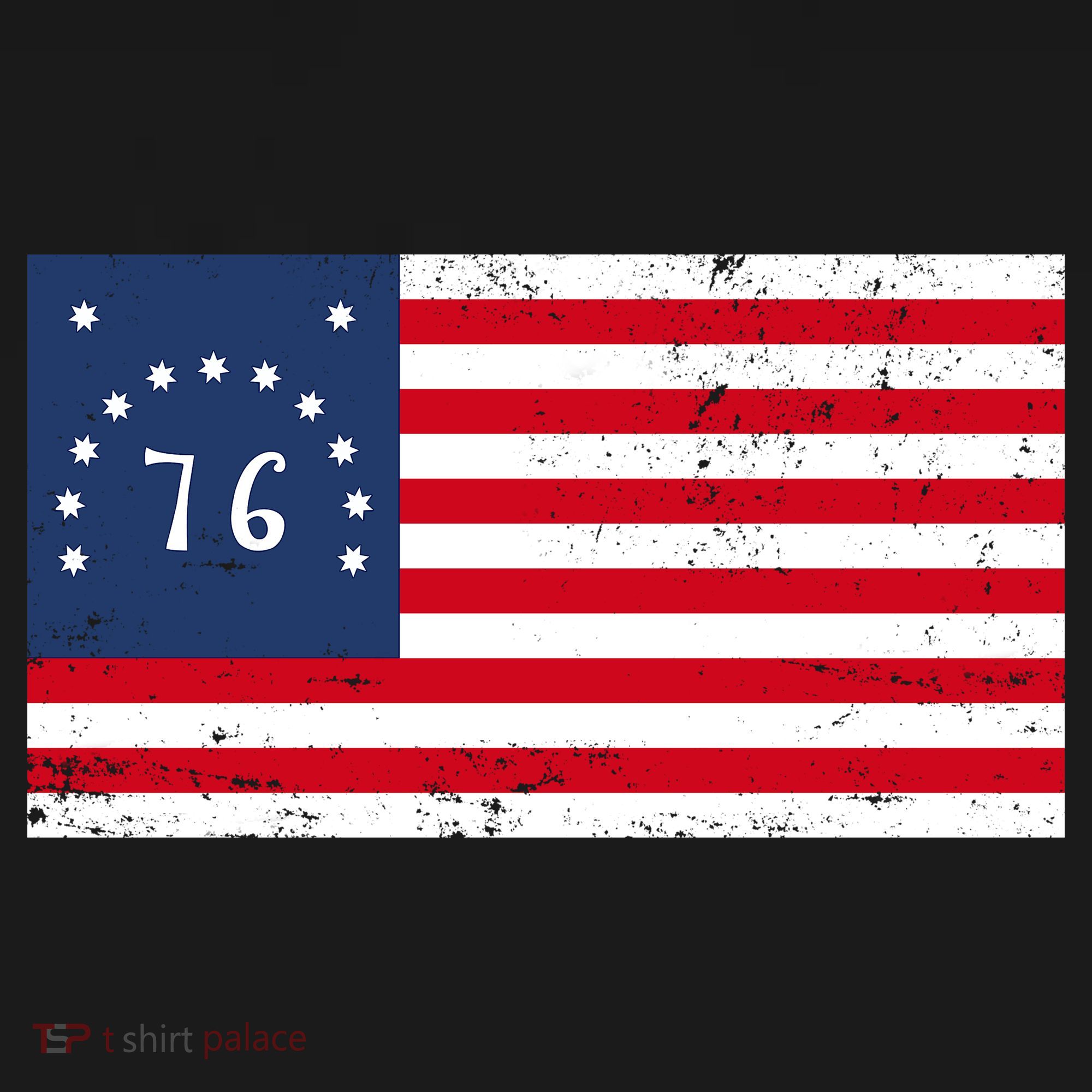 American Bennington Flag USA 1776  Kids Sweatshirt