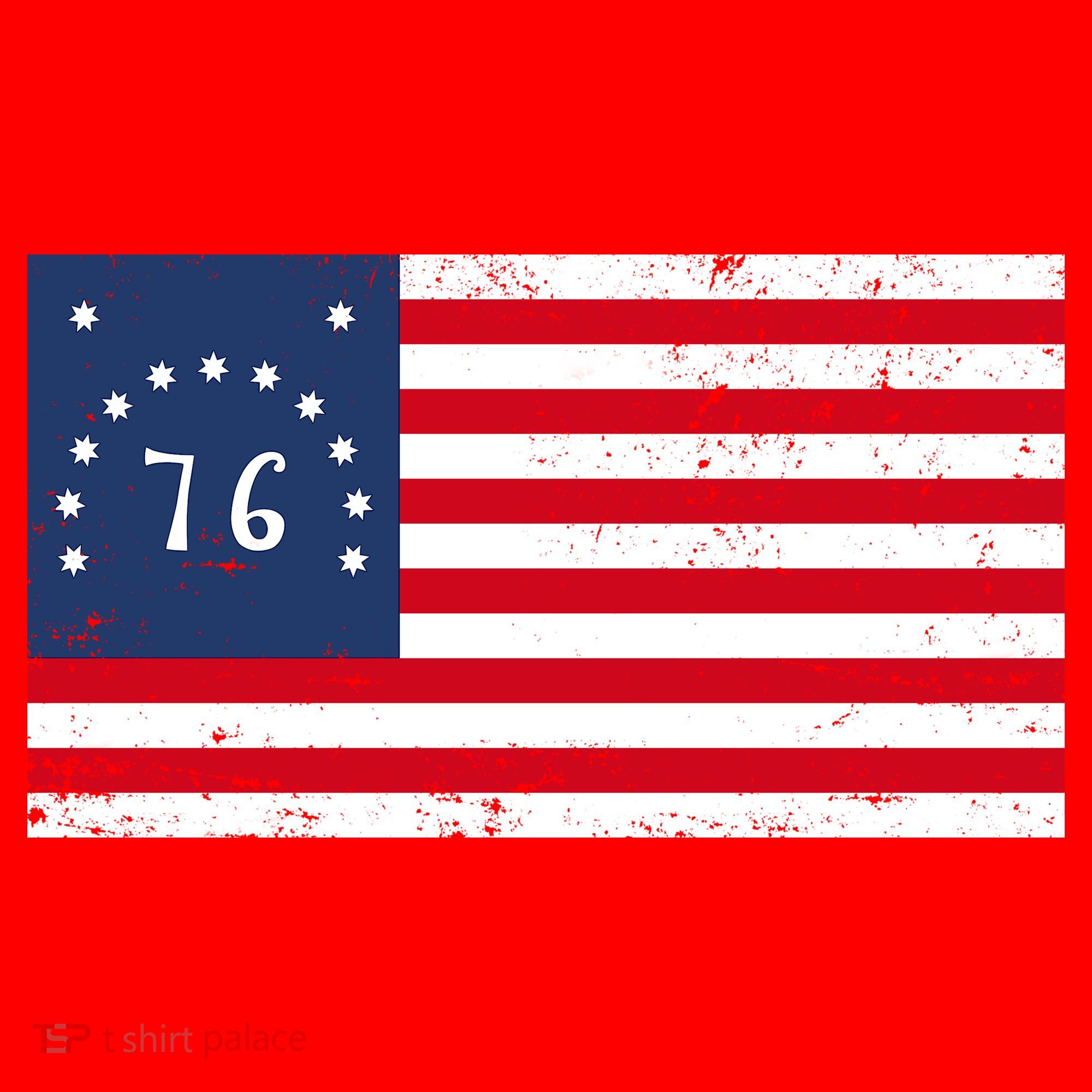 American Bennington Flag USA 1776  Santa Hat