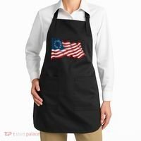American Betsy Ross Waving Flag Apron thumb 2
