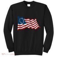 American Betsy Ross Waving Flag Sweatshirt thumb 0