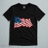 American Betsy Ross Waving Flag T-Shirt thumb 5
