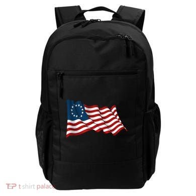 American Betsy Ross Waving Flag Backpack