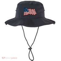 American Betsy Ross Waving Flag Bucket Hat thumb 0