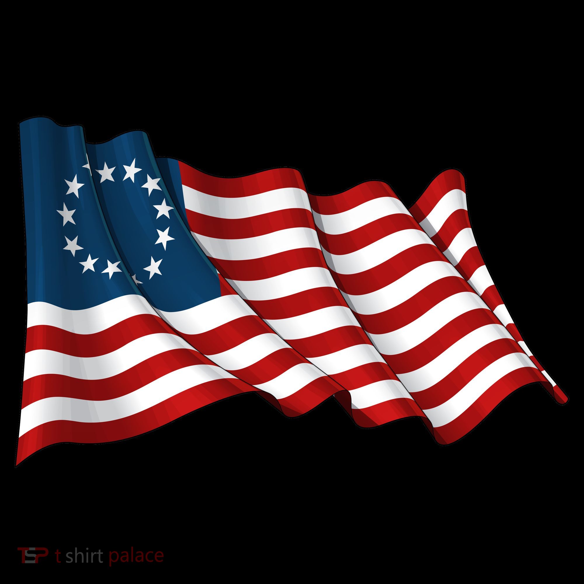 American Betsy Ross Waving Flag Coffee Mug