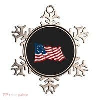 American Betsy Ross Waving Flag Ornament thumb 0