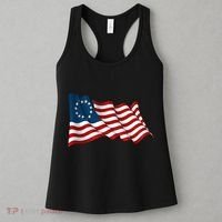 American Betsy Ross Waving Flag Women's Tank Top thumb 3