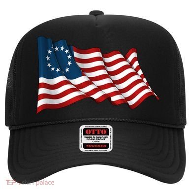 American Betsy Ross Waving Flag Hat