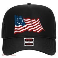 American Betsy Ross Waving Flag Hat thumb 0
