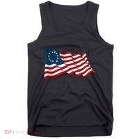 American Betsy Ross Waving Flag Tank Top thumb 0