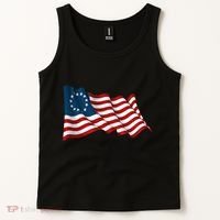 American Betsy Ross Waving Flag Tank Top thumb 2