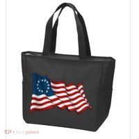 American Betsy Ross Waving Flag Tote Bag thumb 3