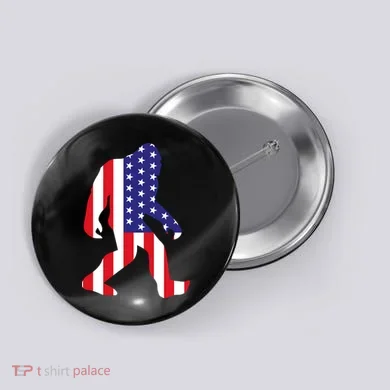 American Bigfoot Button