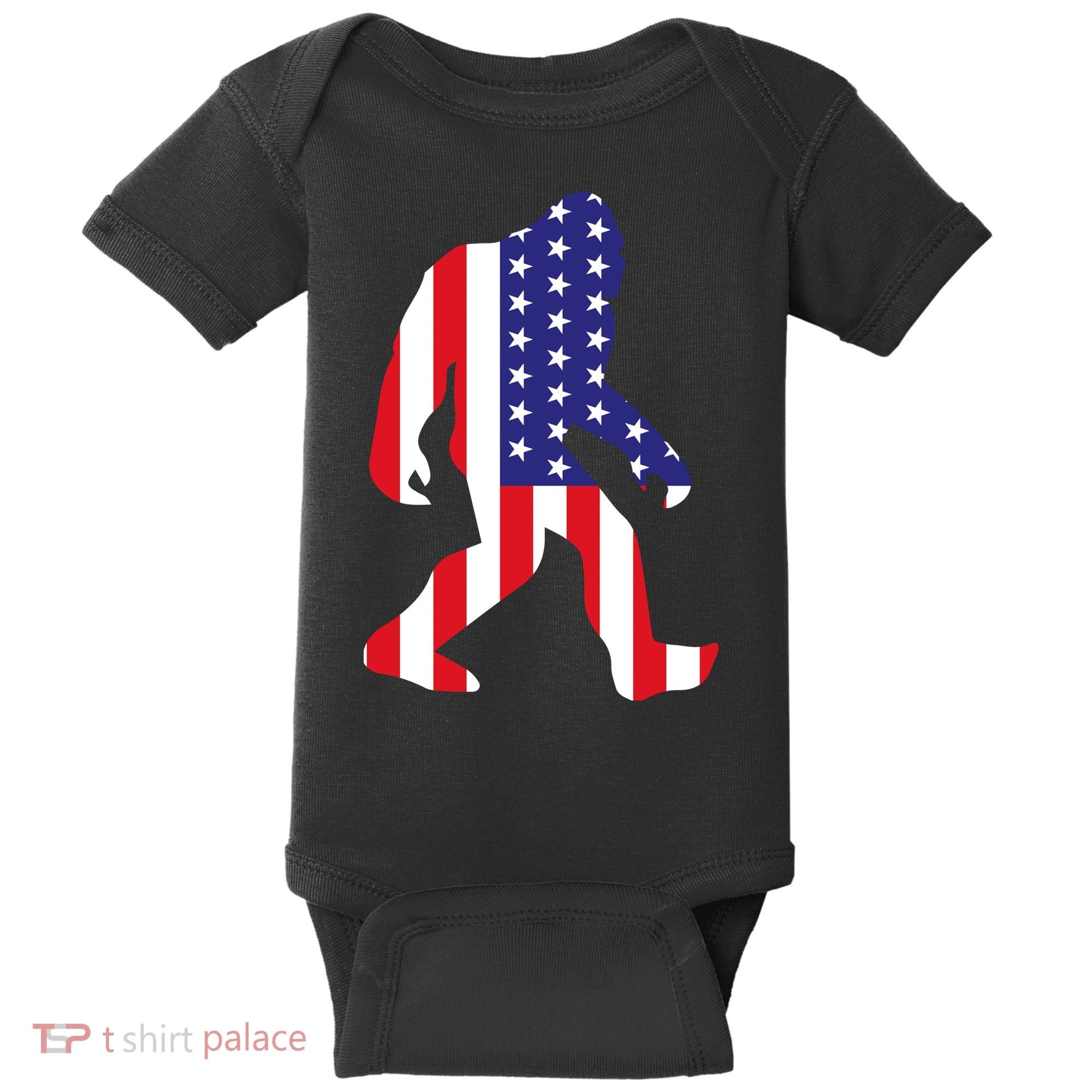 American bigfoot Baby Bodysuit