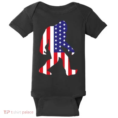 American Bigfoot Baby Bodysuit