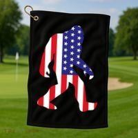 American Bigfoot Golf Towel thumb 1