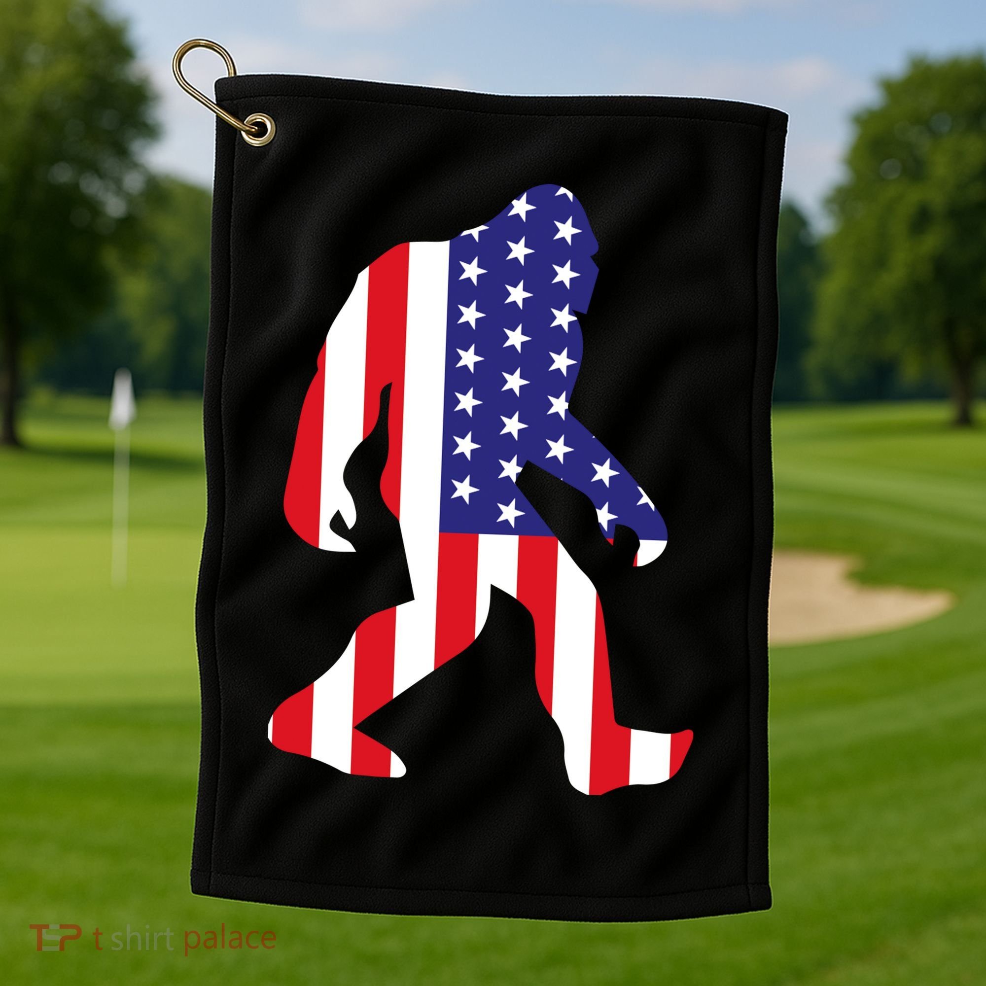 American Bigfoot Golf Towel