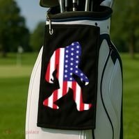 American bigfoot Golf Towel thumb 2