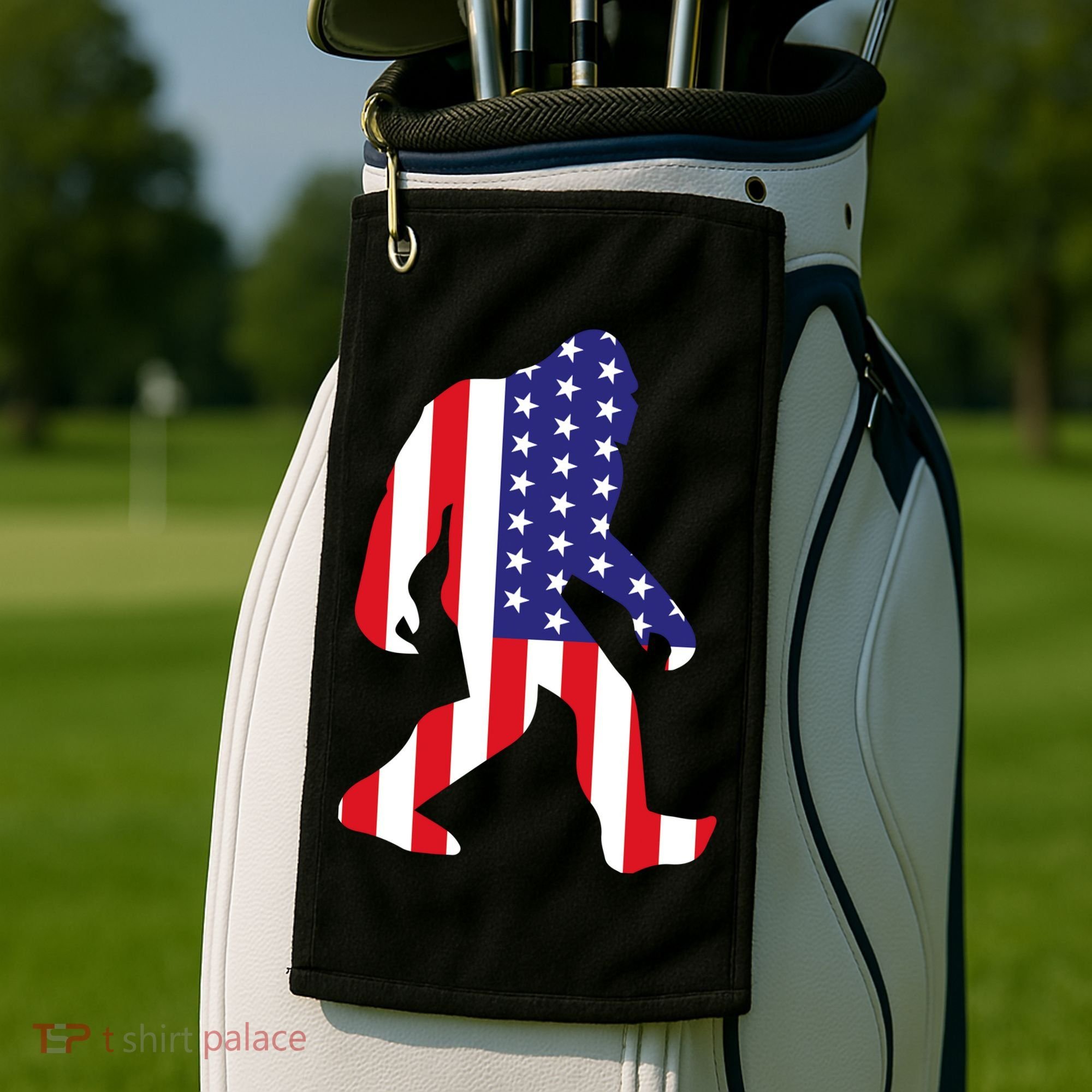 American bigfoot Golf Towel