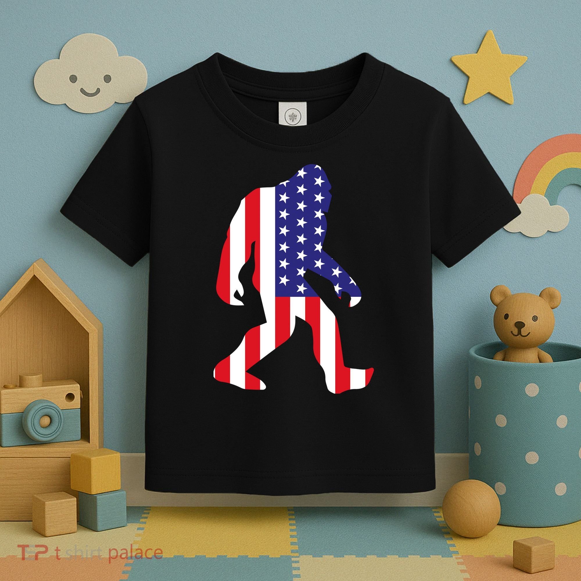 American Bigfoot Toddler T-Shirt
