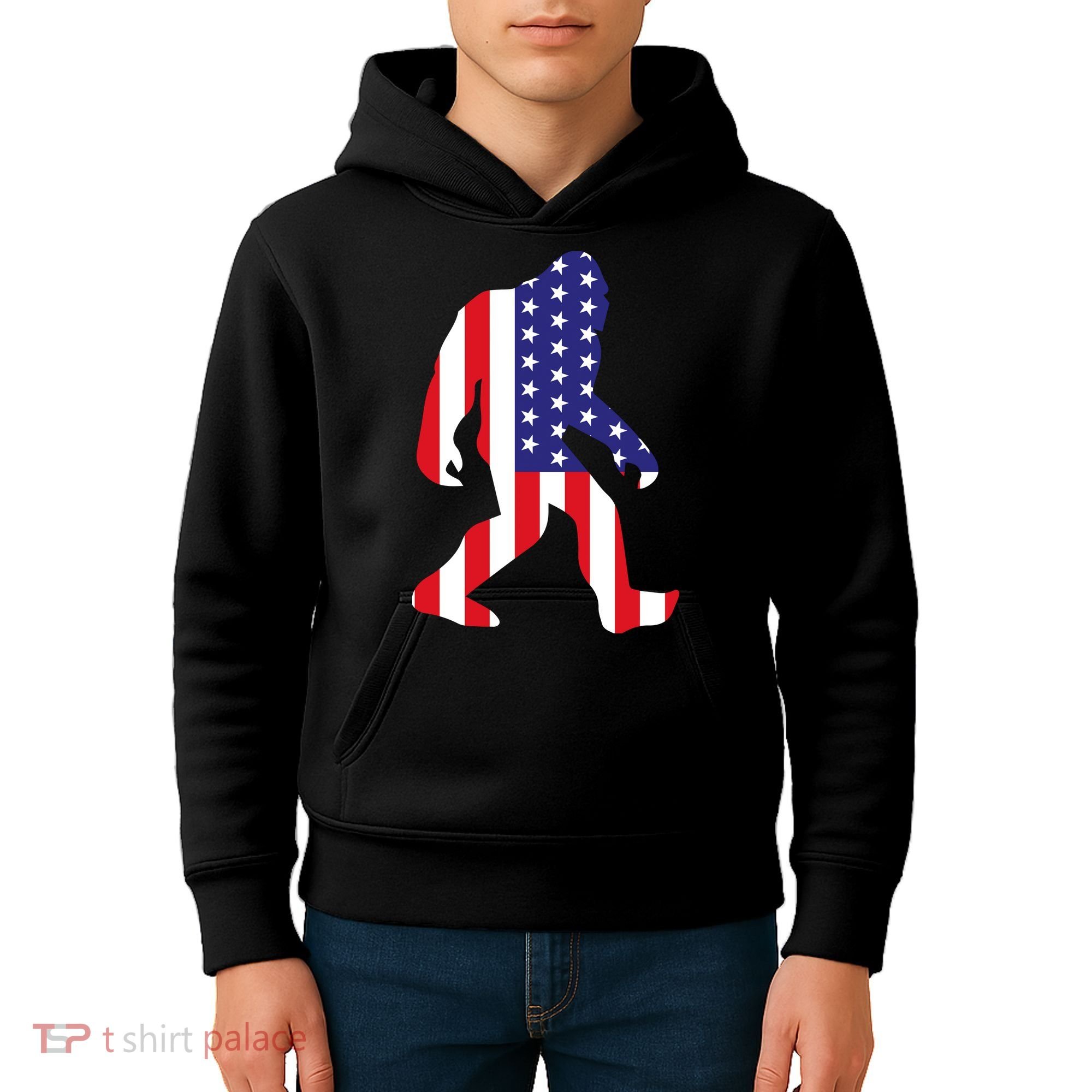 American bigfoot Kids Hoodie
