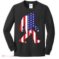 American bigfoot Kids Long Sleeve Shirt thumb 0