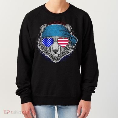 American Biker Bear Women's Sweatshirt