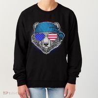 American Biker Bear Women's Sweatshirt thumb 0
