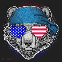 American Biker Bear Women's Sweatshirt thumb 2
