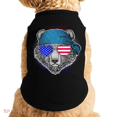 American Biker Bear Doggie Tank