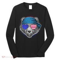 American Biker Bear Long Sleeve Shirt thumb 0