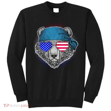 American Biker Bear Sweatshirt