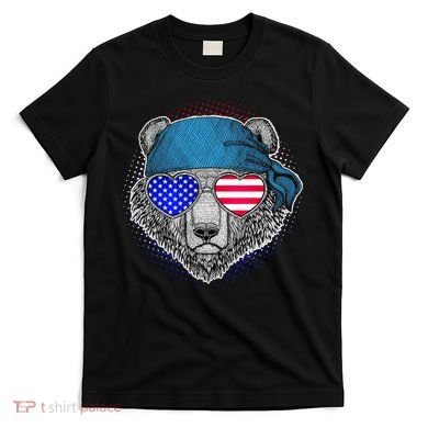 American Biker Bear T-Shirt