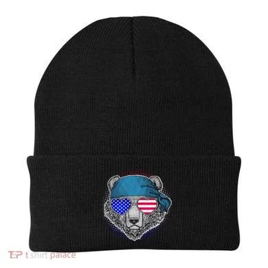 American Biker Bear Beanie