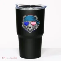 American Biker Bear Tumbler thumb 0