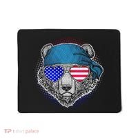 American Biker Bear Mousepad thumb 0