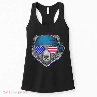 American Biker Bear Women's Tank Top