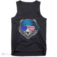 American Biker Bear Tank Top thumb 0